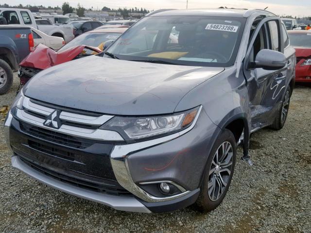 JA4AD3A37HZ059311 - 2017 MITSUBISHI OUTLANDER SILVER photo 2