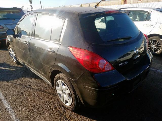 3N1BC1CP0CK231849 - 2012 NISSAN VERSA S BLACK photo 3