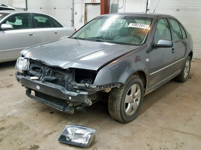 3VWSR69M65M036798 - 2005 VOLKSWAGEN JETTA GLS GRAY photo 2