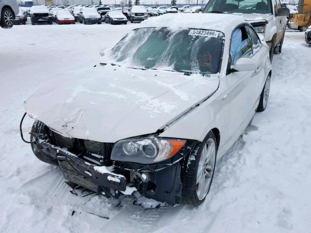 WBAUC73548VF23464 - 2008 BMW 135 I WHITE photo 2