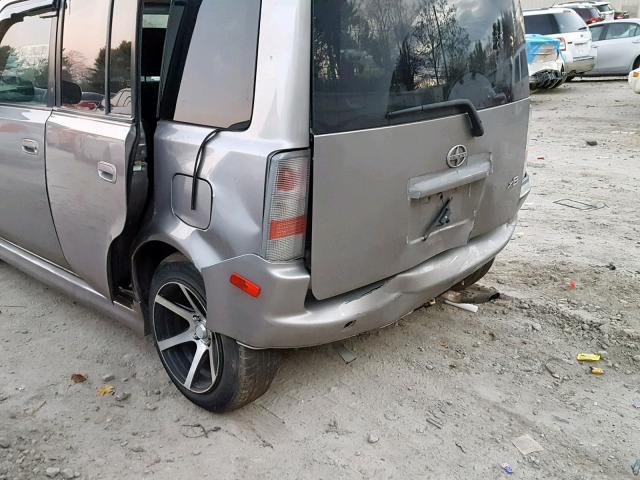 JTLKT324650190125 - 2005 TOYOTA SCION XB Сұр фото 9