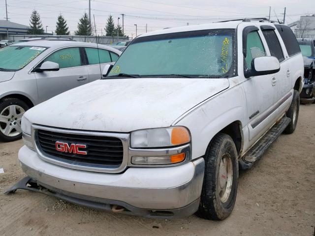 3GKFK16T5YG226431 - 2000 GMC YUKON XL K WHITE photo 2