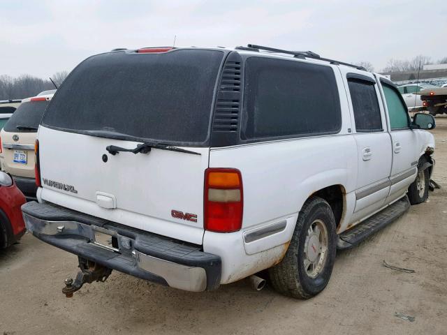 3GKFK16T5YG226431 - 2000 GMC YUKON XL K WHITE photo 4