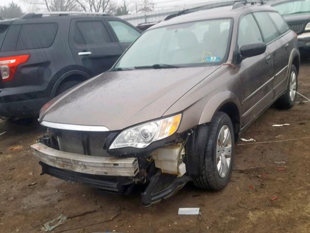 4S4BP60C796321184 - 2009 SUBARU OUTBACK BROWN photo 10