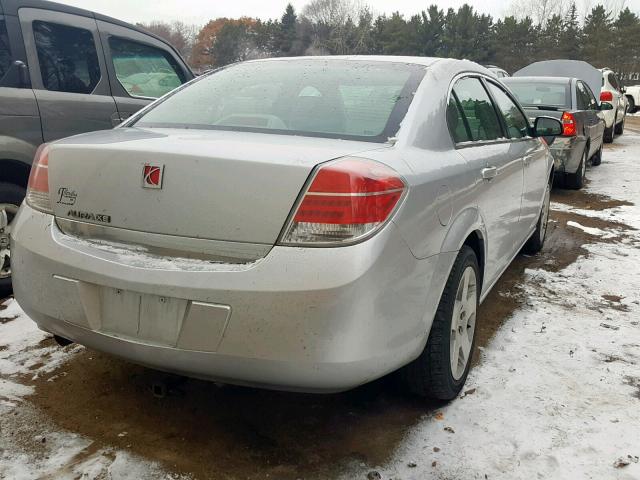 1G8ZS57B29F107951 - 2009 SATURN AURA XE SILVER photo 4