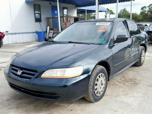 1HGCF86611A041594 - 2001 HONDA ACCORD VAL GREEN photo 2