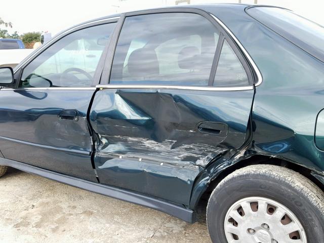 1HGCF86611A041594 - 2001 HONDA ACCORD VAL GREEN photo 9