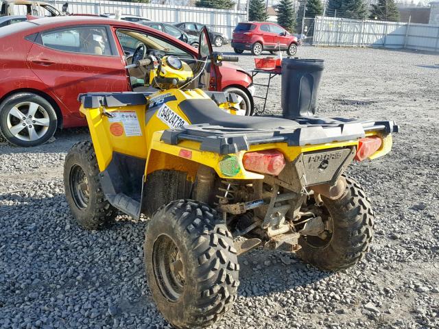 4XASEA571GA270775 - 2016 POLARIS SPORTSMAN YELLOW photo 3