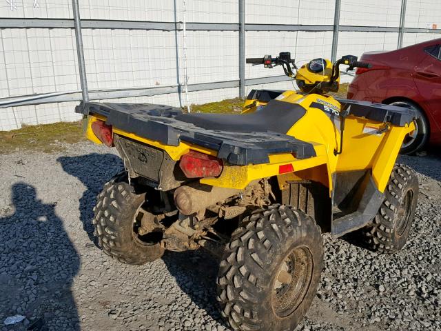 4XASEA571GA270775 - 2016 POLARIS SPORTSMAN YELLOW photo 4