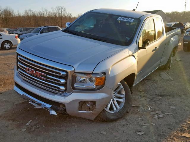 1GTH6DE3XG1273544 - 2016 GMC CANYON SLT GRAY photo 2