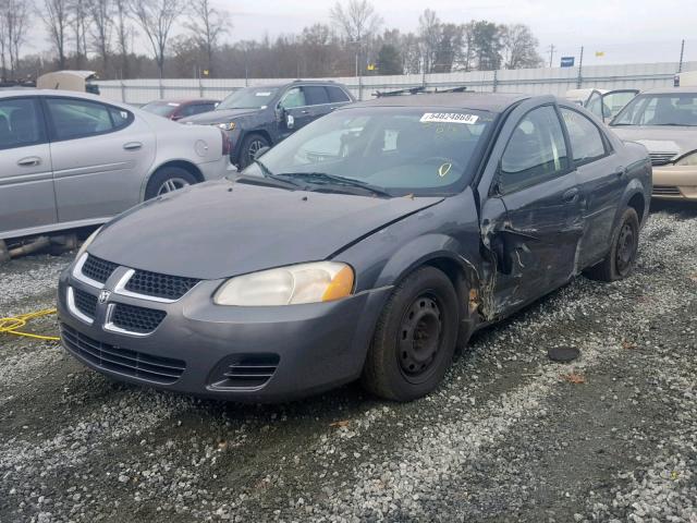 1B3EL46T85N642886 - 2005 DODGE STRATUS SX GRAY photo 2