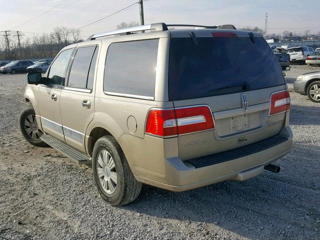 5LMFU28597LJ21525 - 2007 LINCOLN NAVIGATOR 金色 照片 3