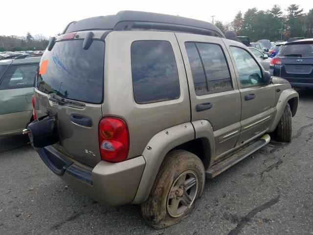 1J4GL38K33W721048 - 2003 JEEP LIBERTY RE BROWN photo 4