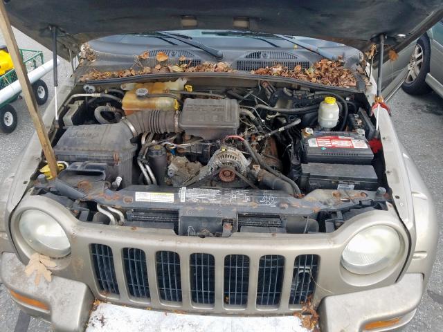 1J4GL38K33W721048 - 2003 JEEP LIBERTY RE BROWN photo 7