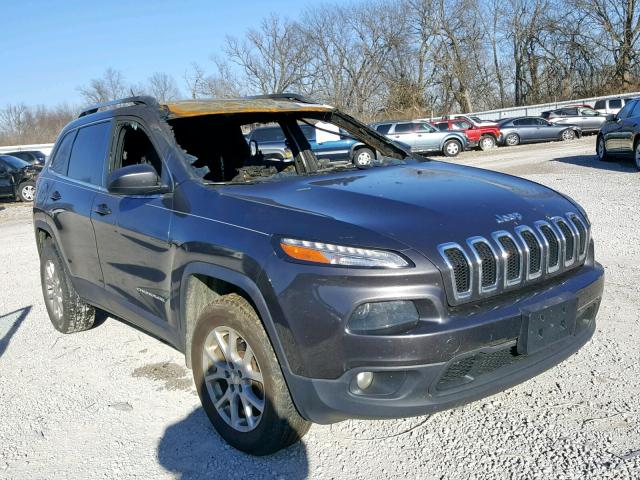 1C4PJMCB6EW138128 - 2014 JEEP CHEROKEE L GRAY photo 1