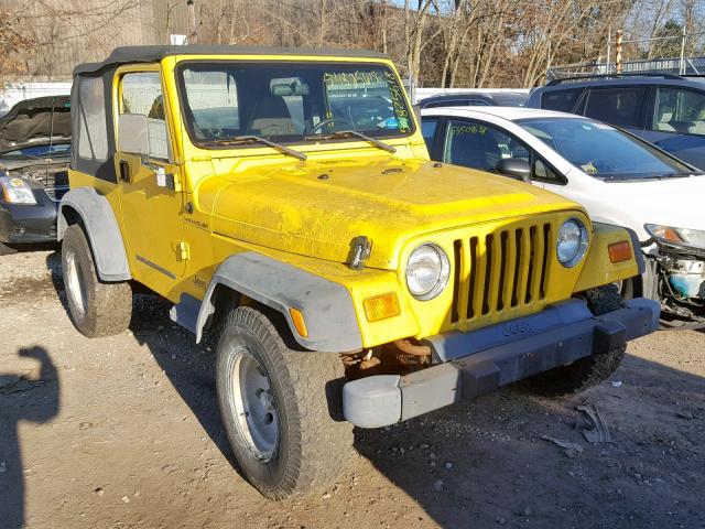 1J4FA29P7YP787285 - 2000 JEEP WRANGLER / YELLOW photo 1