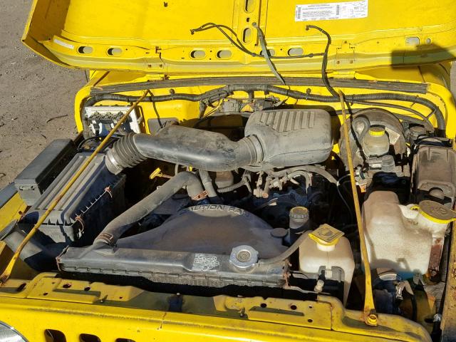 1J4FA29P7YP787285 - 2000 JEEP WRANGLER / YELLOW photo 7