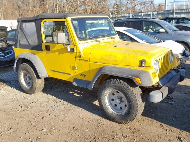 1J4FA29P7YP787285 - 2000 JEEP WRANGLER / YELLOW photo 9