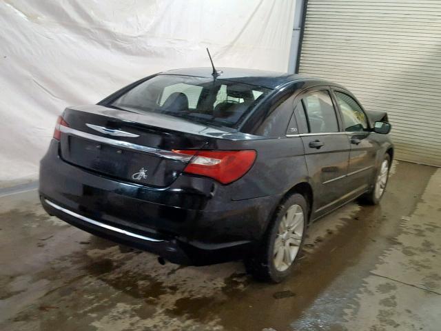 1C3CCBABXCN207491 - 2012 CHRYSLER 200 LX BLACK photo 4