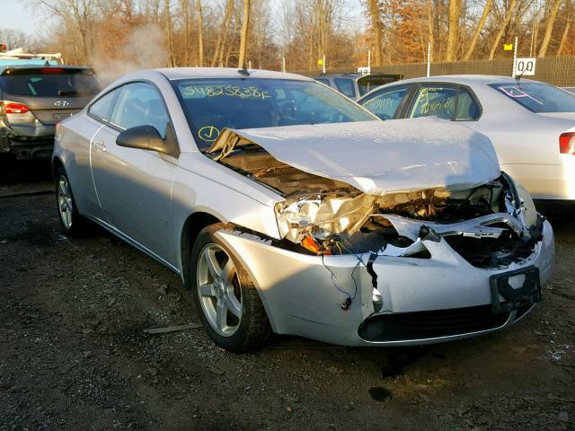 1G2ZH17N194110251 - 2009 PONTIAC G6 GT SILVER photo 1