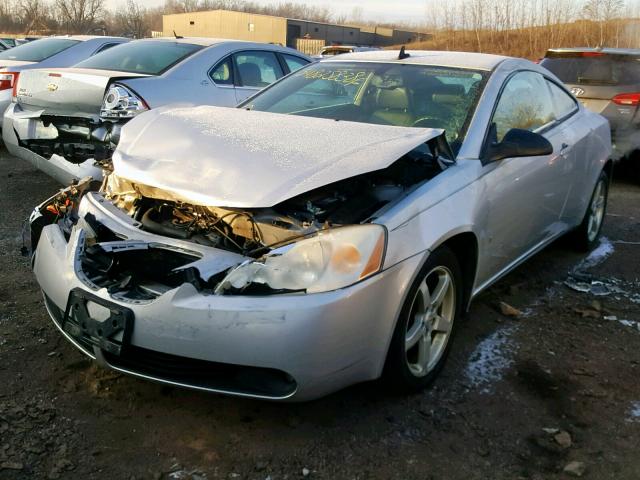 1G2ZH17N194110251 - 2009 PONTIAC G6 GT SILVER photo 2