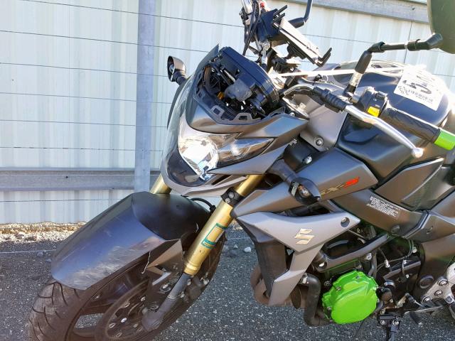 JS1GR7NA7F2100148 - 2015 SUZUKI GSX-S750 BLACK photo 9