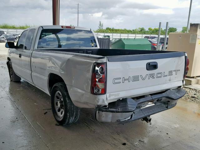 1GCEC19T26E150669 - 2006 CHEVROLET SILVERADO WHITE photo 3