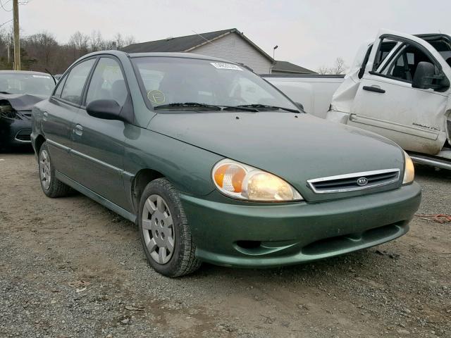 KNADC123126093856 - 2002 KIA RIO GREEN photo 1