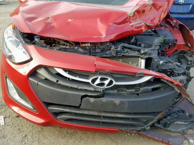 KMHD35LH4FU236381 - 2015 HYUNDAI ELANTRA GT RED photo 7