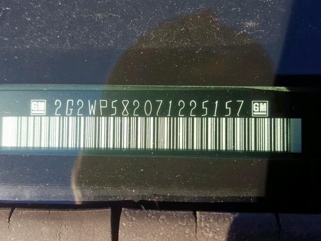 2G2WP582071225157 - 2007 PONTIAC GRAND PRIX ნაცრისფერი ფოტო 10