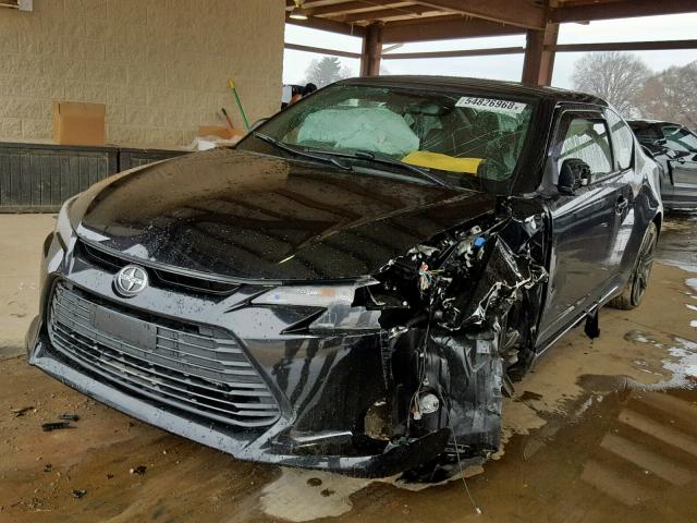 JTKJF5C75F3088911 - 2015 TOYOTA SCION TC BLACK photo 2