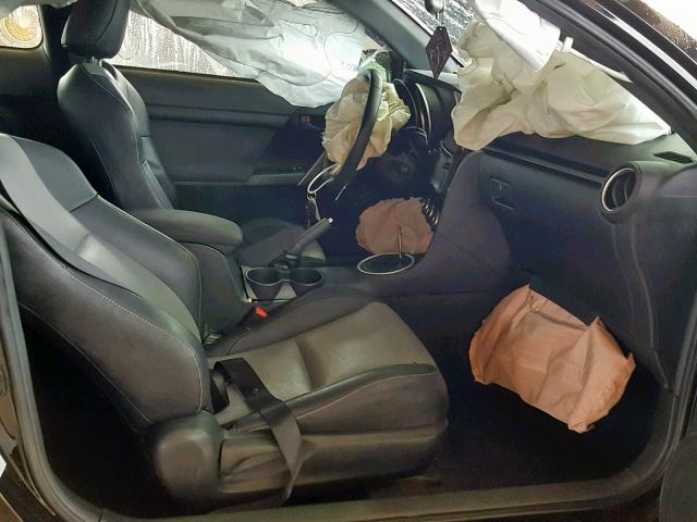 JTKJF5C75F3088911 - 2015 TOYOTA SCION TC BLACK photo 5