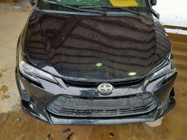 JTKJF5C75F3088911 - 2015 TOYOTA SCION TC BLACK photo 7