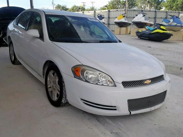 2G1WB5E3XE1147256 - 2014 CHEVROLET IMPALA LIM WHITE photo 1