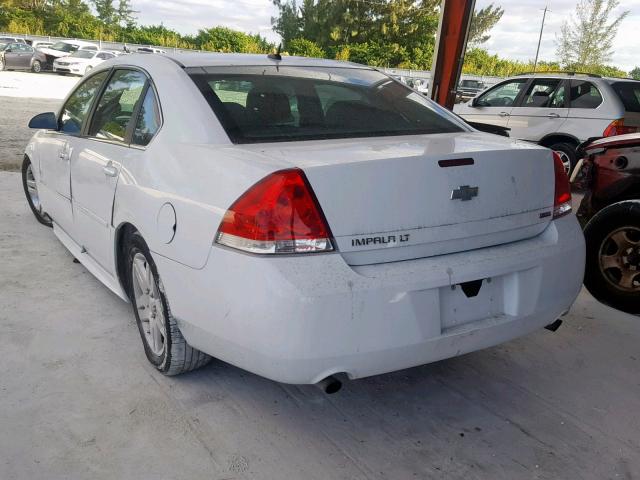 2G1WB5E3XE1147256 - 2014 CHEVROLET IMPALA LIM WHITE photo 3