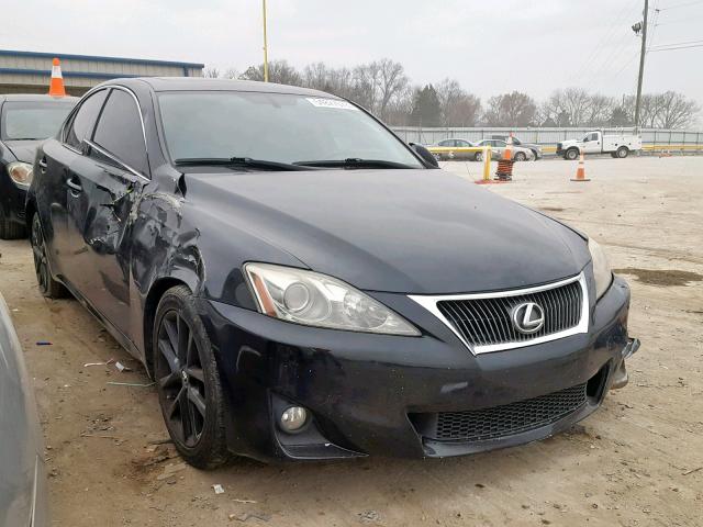 JTHBF5C20C5158958 - 2012 LEXUS IS 250 BLACK photo 1