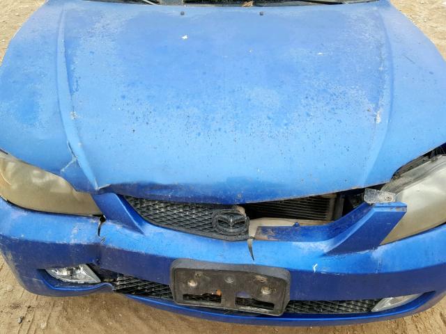 JM1BJ225431163503 - 2003 MAZDA PROTEGE DX BLUE photo 7