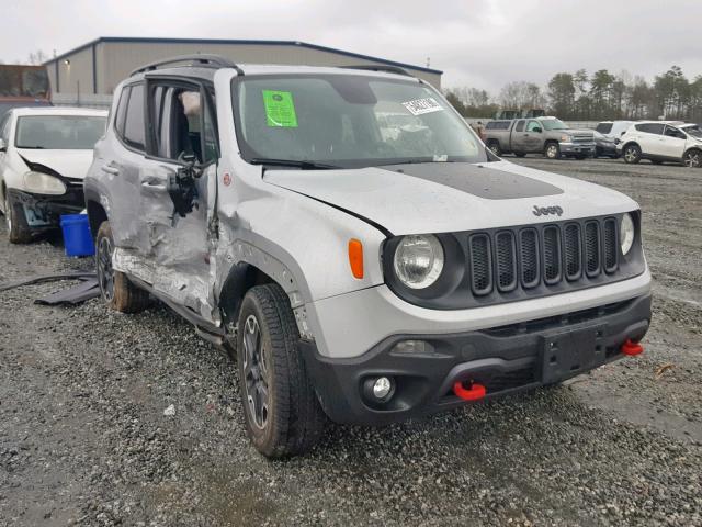 ZACCJBCT7GPC75316 - 2016 JEEP RENEGADE T SILVER photo 1