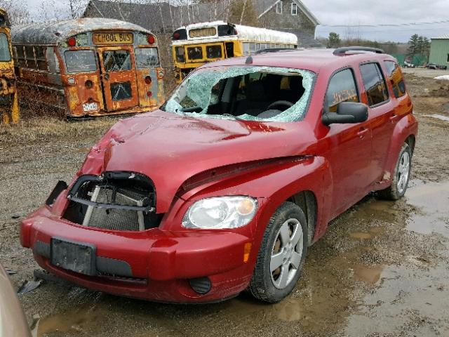 3GNBAADB3AS563990 - 2010 CHEVROLET HHR LS Rojo foto 2
