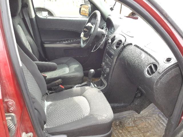 3GNBAADB3AS563990 - 2010 CHEVROLET HHR LS Rojo foto 5