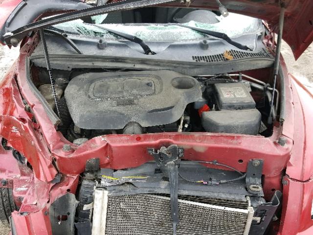 3GNBAADB3AS563990 - 2010 CHEVROLET HHR LS Rojo foto 7