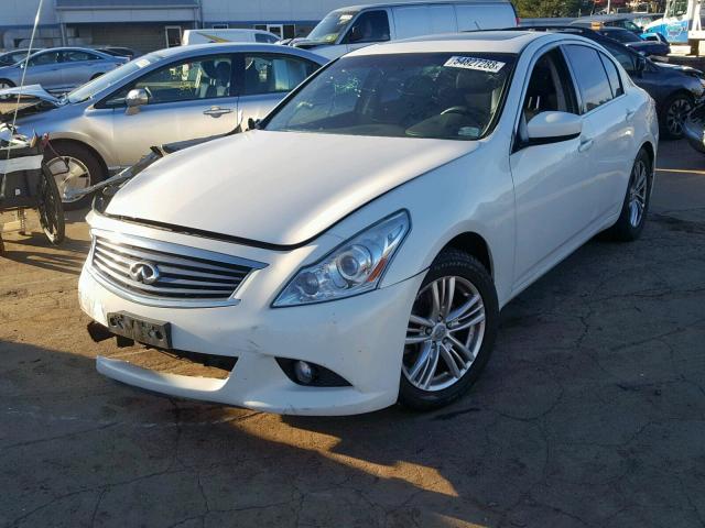 JN1CV6AR7CM972922 - 2012 INFINITI G37 WHITE photo 2