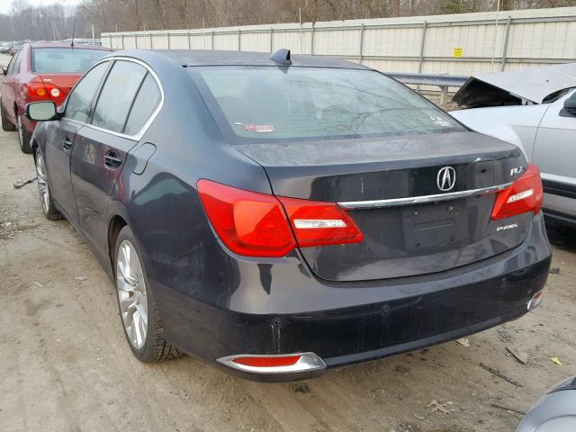 JH4KC1F99FC000984 - 2015 ACURA RLX ADVANC BLACK photo 3