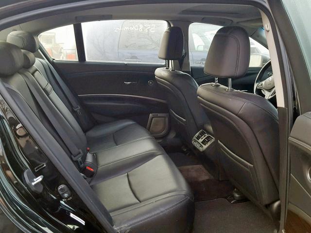 JH4KC1F99FC000984 - 2015 ACURA RLX ADVANC BLACK photo 6