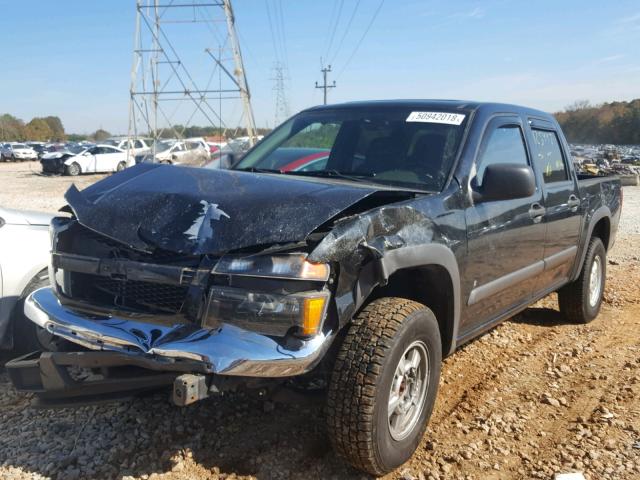 1GCDT136268174189 - 2006 CHEVROLET COLORADO BLACK photo 2