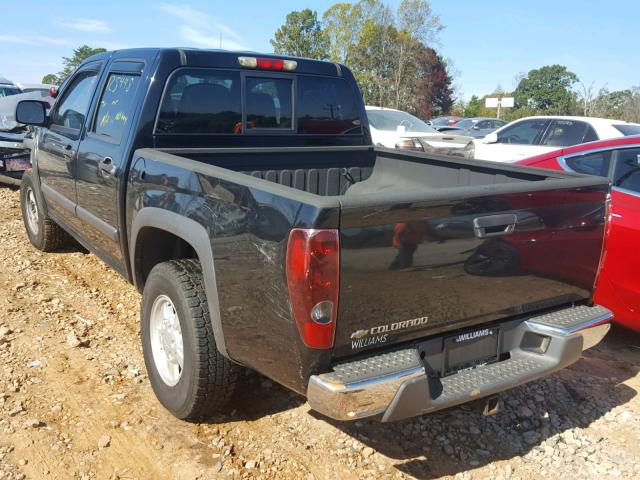 1GCDT136268174189 - 2006 CHEVROLET COLORADO BLACK photo 3