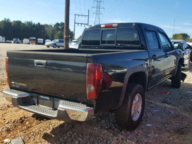 1GCDT136268174189 - 2006 CHEVROLET COLORADO BLACK photo 4