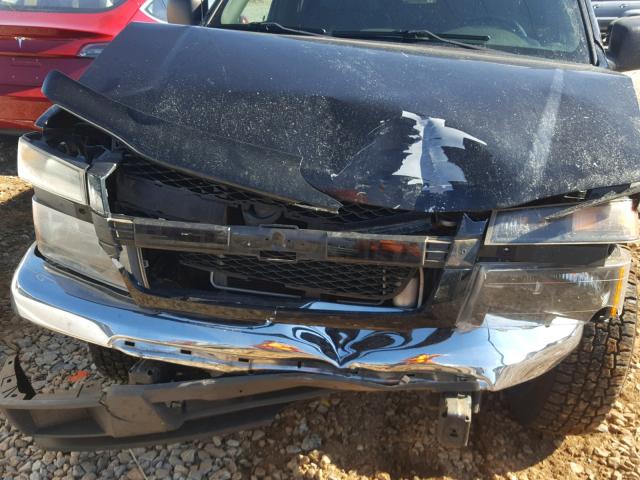 1GCDT136268174189 - 2006 CHEVROLET COLORADO BLACK photo 9