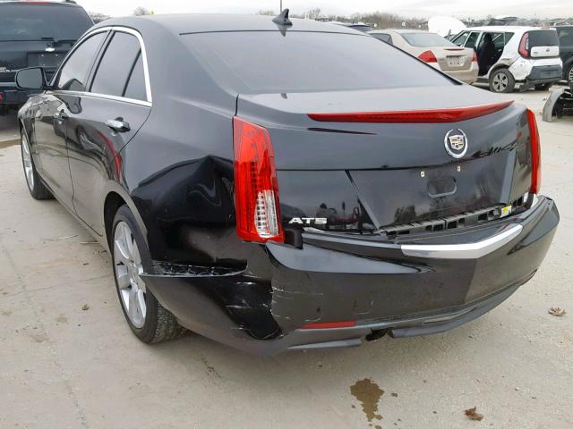 1G6AA5RA3D0174955 - 2013 CADILLAC ATS BLACK photo 3