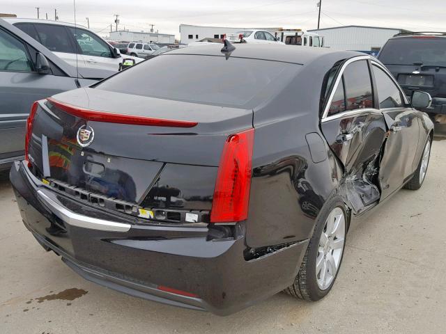 1G6AA5RA3D0174955 - 2013 CADILLAC ATS BLACK photo 4